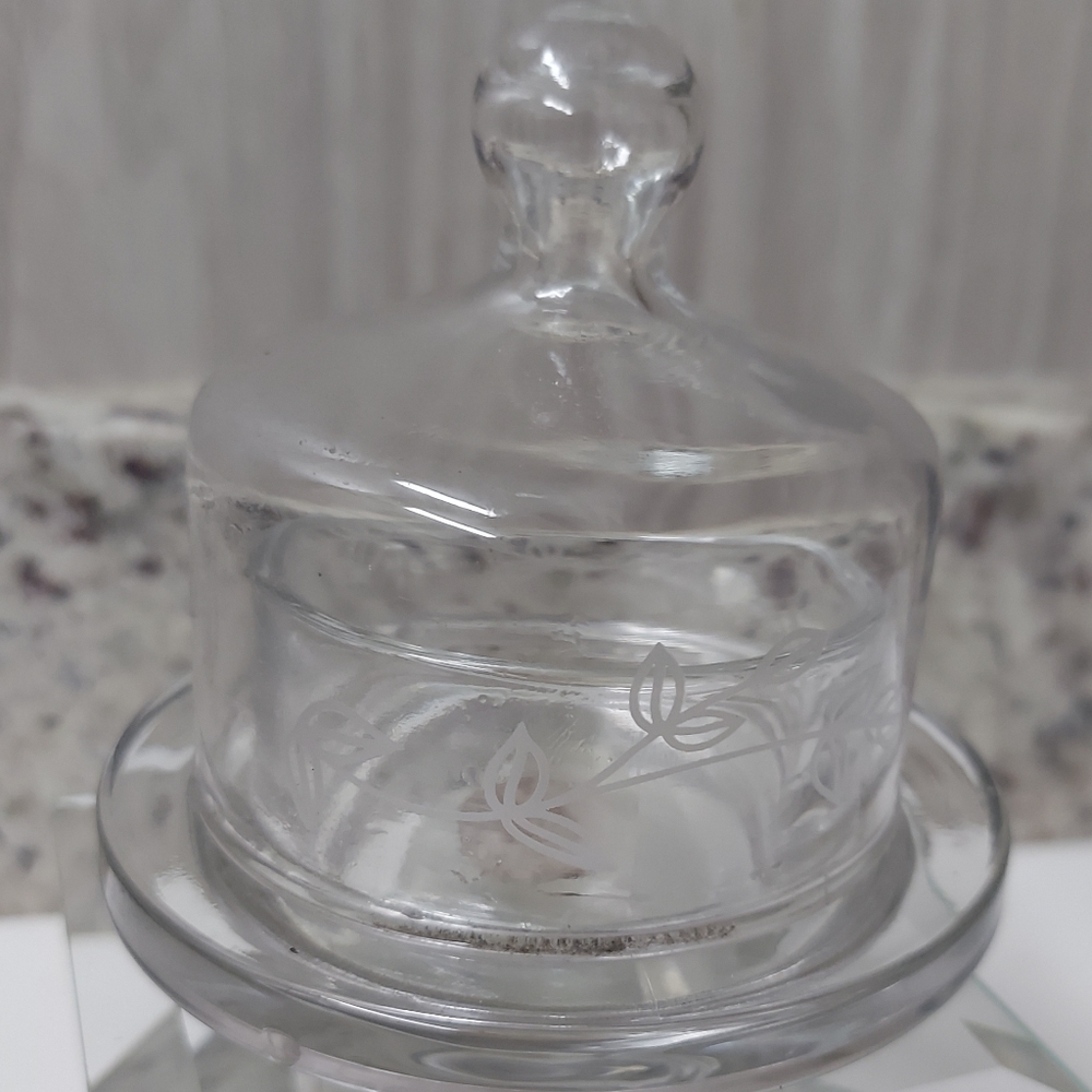 Princess House Covered Butter Dish Small